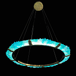 Люстра в форме кольца с цветочным декором Warm Heavenly Light варинант исполнения - 6 | Loft Concept в Самаре