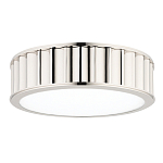 Потолочный светильник с гофрированным серебрянным абажуром Millennium варинант исполнения - 2 | Loft Concept в Самаре