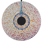 Подвесной светильник из фактурного двойного стекла Heterochromia варинант исполнения - 3 | Loft Concept в Самаре