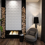 Гипсовая 3D Панель M-38 варинант исполнения - 1 | Loft Concept в Самаре