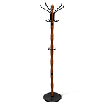 Вешалка напольная деревянная с черными металлическими крючками Noble Branches варинант исполнения - 1 | Loft Concept в Самаре