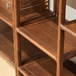 Стеллаж деревянный с полками для хранения Moon Walnut Furniture варинант исполнения - 3 | Loft Concept в Самаре