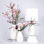 Декоративная ваза белая Мountain waterfall варинант исполнения - 3 | Loft Concept в Самаре