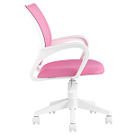 Офисное кресло с основанием из белого пластика Desk chairs Pink варинант исполнения - 3 | Loft Concept в Самаре