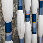 Настенное украшение из нитей Корона с кисточками Crown Wall Hanging варинант исполнения - 2 | Loft Concept в Самаре