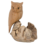 Статуэтка из дерева сова Animals of the World варинант исполнения - 2 | Loft Concept в Самаре
