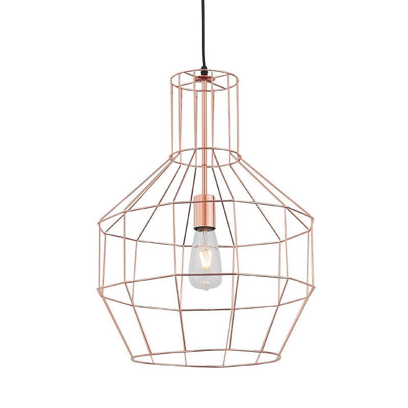 Подвесной светильник Loft Wire Cage Copper Медь Подвесной светильник Loft Wire Cage Copper Медь в Самаре | Loft Concept