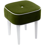 Квадратный мягкий пуф на белых ножках Winton Pouf Square варинант исполнения - 1 | Loft Concept в Самаре