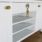 Комод-буфет Elsa Dreams White с открытыми полками   варинант исполнения - 5 | Loft Concept в Самаре