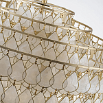 Люстра многоярусная с декором из натуральной морской ракушки Iridescent Light варинант исполнения - 7 | Loft Concept в Самаре