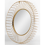 Зеркало круглое настенное в металлической оправе Modern Mirror Space варинант исполнения - 2 | Loft Concept в Самаре