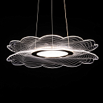 Люстра с прозрачным волнистым плафоном в форме цветка Ethereal Bloom варинант исполнения - 6 | Loft Concept в Самаре