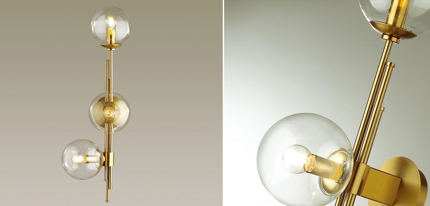 Бра TRILOGY WALL SCONCE Clear glass 70 Бра TRILOGY WALL SCONCE Clear glass 70 - Loft-Concept в Самаре