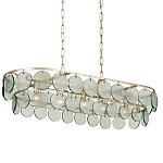 Люстра овальной формы с каскадом из декоративных элементов Harmony of Light варинант исполнения - 2 | Loft Concept в Самаре