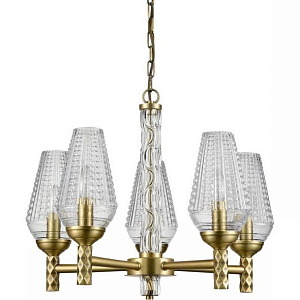 Люстра Ribbed Chandelier