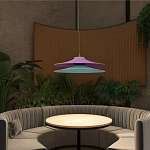 Подвесной вязаный светильник в двухцветном исполнении «Двойной Токио»  варинант исполнения - 2 | Loft Concept в Самаре