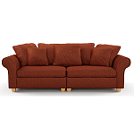 Мебельная ткань Шенилл терракотовый цвет 138 см T4-44 варинант исполнения - 4 | Loft Concept в Самаре