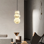 Подвесной светильник с фигурными плафонами Stone Triad варинант исполнения - 4 | Loft Concept в Самаре