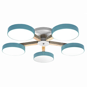 Потолочный светильник wooden blue wheels