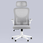 Кресло для компьютерного стола Easement Grey&White варинант исполнения - 2 | Loft Concept в Самаре