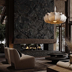 Подвесной светильник с белым фигурным абажуром и мягкими волнистыми краями Cloud Motion  варинант исполнения - 21 | Loft Concept в Самаре