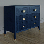 Бельевой Комод с 4 ящиками Elsa Dreams Blue варинант исполнения - 1 | Loft Concept в Самаре