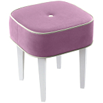 Квадратный мягкий пуф на белых ножках Winton Pouf Square варинант исполнения - 5 | Loft Concept в Самаре