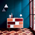 Дизайнерский широкий комод с ящиками Gio Ponti D.655.1 D.655.2 Chest of Drawers варинант исполнения - 2 | Loft Concept в Самаре