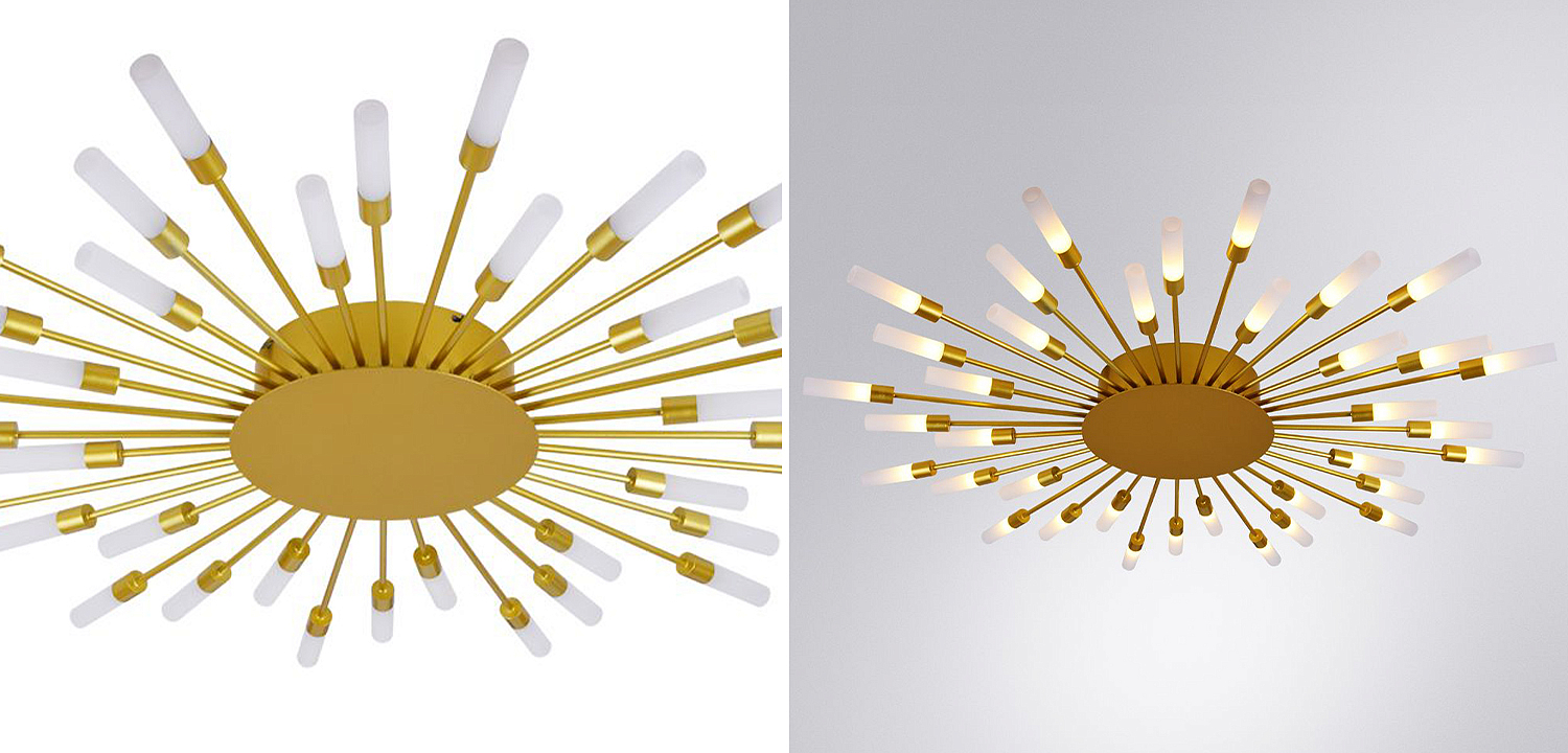 Потолочный светильник Aiden Ceiling Lamp 36 Потолочный светильник Aiden Ceiling Lamp 36 - Loft-Concept в Самаре