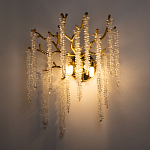 Бра золотого цвета с ветвями и хрустальными подвесками FAIRYTREE Light варинант исполнения - 2 | Loft Concept в Самаре