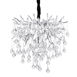 Декоративная хрустальная люстра Breeze Серебро 