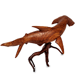 Статуэтка акула-молот деревянная Hammer варинант исполнения - 2 | Loft Concept в Самаре