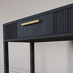 Элегантная Консоль Primo с выдвижным ящиком Черный дуб варинант исполнения - 4 | Loft Concept в Самаре