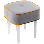 Квадратный мягкий пуф на белых ножках Winton Pouf Square варинант исполнения - 11 | Loft Concept в Самаре