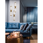 Подвесной светильник с двумя белыми рифлеными цилиндрическими плафонами Golden Swirl варинант исполнения - 8 | Loft Concept в Самаре