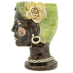 Ваза Vase Selva Moro Head Shiny варинант исполнения - 1 | Loft Concept в Самаре