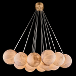 Люстра подвесная круглая с сферическими плафонами из натурального камня Glowing Spheres варинант исполнения - 13 | Loft Concept в Самаре