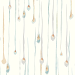 Мебельная ткань Велюр Raindrops White 145 см N 1003 варинант исполнения - 1 | Loft Concept в Самаре