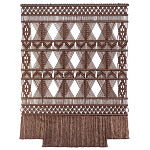 Панно Макраме коричневый цвет  варинант исполнения - 6 | Loft Concept в Самаре