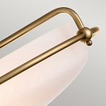 Потолочный светильник со стеклянным плафоном на изогнутых кронштейнах Quoizel  варинант исполнения - 14 | Loft Concept в Самаре