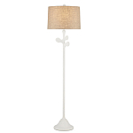 Торшер с белым каркасом и тканевыми абажуром Natural Stems варинант исполнения - 2 | Loft Concept в Самаре