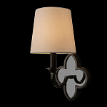 Бра с белым текстильным абажуром и фигурным основанием с зеркальной вставкой Vitorino варинант исполнения - 9 | Loft Concept в Самаре