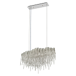 Люстра подвесная с металлическими цепочками и изогнутыми металлическими дугами 72 см Atlantis Chain варинант исполнения - 4 | Loft Concept в Самаре