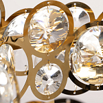 Люстра подвесная из золотых колец 57 см Golden Circles варинант исполнения - 10 | Loft Concept в Самаре