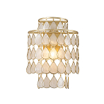 Бра с декором из натуральной морской ракушки Iridescent Light варинант исполнения - 1 | Loft Concept в Самаре