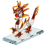 Декоративная стеклянная статуэтка Дракон Glass Dragon Statuette варинант исполнения - 4 | Loft Concept в Самаре
