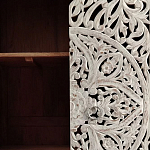 Шкаф с орнаментом ручная резьба из дерева Indian Antique Furniture  варинант исполнения - 3 | Loft Concept в Самаре