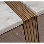 Комод с мраморной столешницей Uniqueness Marble варинант исполнения - 4 | Loft Concept в Самаре