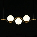 Люстра подвесная светодиодная Jagna 2 Gold and White варинант исполнения - 1 | Loft Concept в Самаре