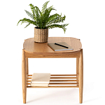 Приставной стол из массива дуба Reyer Side Table варинант исполнения - 4 | Loft Concept в Самаре